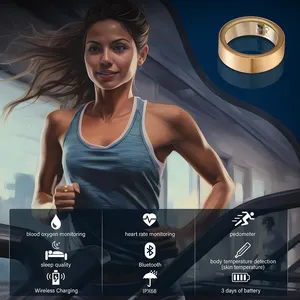 Anel De Fitness Wearable Saúde Inteligente Rastreador De Freqüência Cardíaca Esporte Rastreador Smartring Ultrahuman Sleep Monitor Oura Anel