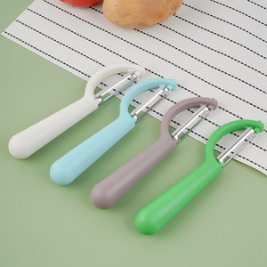 Ensemble d'éplucheurs en acier inoxydable, 4 pièces, outil de cuisine facile à nettoyer pour l'épluchage des fruits et légumes - Product Image 4