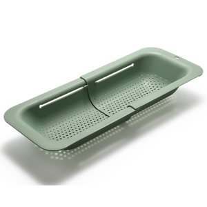 रसोई सब्जी और फल बढ़ाई कोलंडर Strainers वॉश बेसिन से अधिक सिंक नाली टोकरी बंधनेवाला कोलंडर - Product Image 3