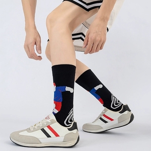 Calzini Divertenti in Cotone '<span class=keywords><strong>Non</strong></span> Disturbare, Sto Guardando il Calcio' Antiscivolo, Calze Sportive alla Moda per Uomo - Product Image 5