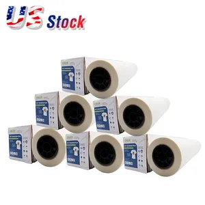 Wholesale CALCA 6 Rolls DTF Film Double/Single Side 23.6in x 328ft (60cm x 100m) DTF Transfer Film Premium Roll Hybrid Hot Peel