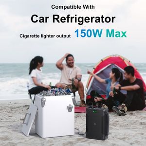 100000mAh Trạm điện cầm tay 300wh panel năng lượng mặt trời charhing khẩn cấp sao lưu ngân hàng điện LiFePO4 pin 12V 60Ah Powered - Product Image 5