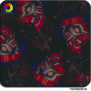 TSAUTOP स्कल पैटर्न एक्वा प्रिंट फिल्म हाइड्रोग्राफिक फिल्म वॉटर ट्रांसफर प्रिंटिंग फिल्म - Product Image 3