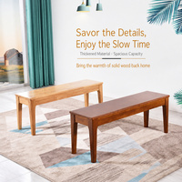 Ensemble de salle à manger 6 pièces en bois massif, design moderne et durable, comprenant 1 table et 4 chaises latérales, en promotion