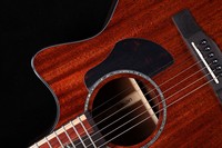 Nouvelle conception de guitare OEM, prix de gros, guitare électro-acoustique à corps évidé haute brillance