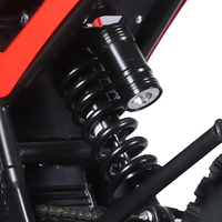 Motocicleta Eléctrica Todoterreno de Alta Capacidad HIGHPER de 10KW, 72V, 35Ah, con 90KM de Autonomía para Carreras Profesionales