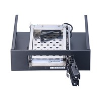 Unestech 2.5 "SATA aluminium SSD/HDD Mobile Rack serveur externe et ordinateur boîtier de disque dur 5.25" taille boîtier de lecteur