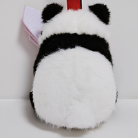 Anoeo FoShan Vente en gros - Jouets de haute qualité, porte-clés en peluche Panda porte-bonheur en coton PP de 4 pouces, haute visibilité