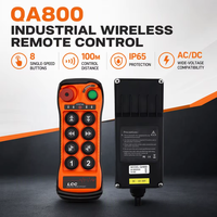 Télécommande radio industrielle LCC QA600 IP65 étanche 433 MHz à 6 boutons pour grue de levage