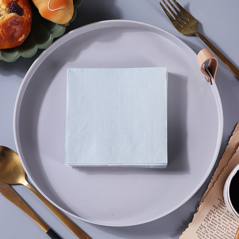 White (if you want colorful napkin, please contact us)