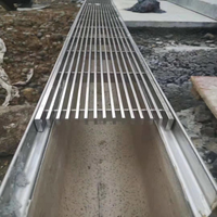 Grille de drainage en acier inoxydable 304 316, anti-corrosion, pour drain de sol, couvercle de drain linéaire de cuisine, grille d'évier, taille personnalisée