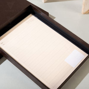 Scatole <span class=keywords><strong>in</strong></span> Carta Ecologica Texturizzata Lionwrapack per Regali, Logo Personalizzato, Coperchio e Base per Quaderni, Libri, Penne, Regali Aziendali - Product Image 6