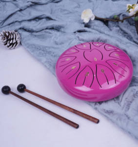 โรงงานรับผลิตกลองลิ้นเหล็ก 6 นิ้ว 11 เสียง สีม่วง พร้อมบริการสกรีนโลโก้ตามแบบที่ต้องการ เป็นของขวัญแปลกใหม่ - Product Image 3