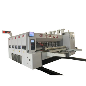 เครื่องพิมพ์กล่องกระดาษลูกฟูกสามสี รุ่น CH-1624 พร้อมระบบป้อนกระดาษอัตโนมัติ ระบบเซอร์โว และระบบตัดไดคัท - Product Image 1