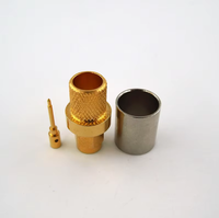 Conector Coaxial RF SMA Macho de 50 ohmios para Cable LMR400