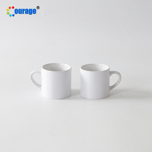 Tasses à café en céramique personnalisées, haute qualité, 6oz, vente en gros, Sublimation - Product Image 1