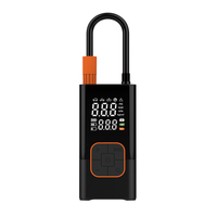 Gonfleur de pneus Compresseur d'air portable sans fil Pompe à air intelligente avec lumière LED et manomètre numérique pour pneus de voitures et de vélos