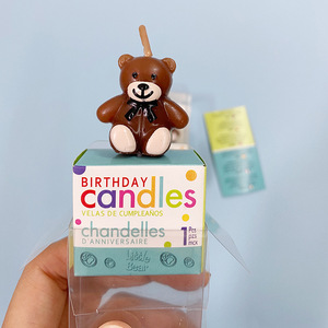 Vendita calda 1 pz/scatola simpatico cartone animato Mini orso <span class=keywords><strong>torta</strong></span> decorazione per bambini festa di <span class=keywords><strong>compleanno</strong></span> <span class=keywords><strong>torta</strong></span> di cottura forniture - Product Image 5
