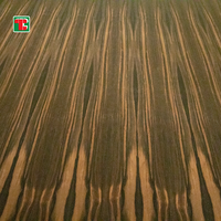 Modern Style Design Natural Roman Ebony Real Wood for Macassar Ebony Veneer Plywood