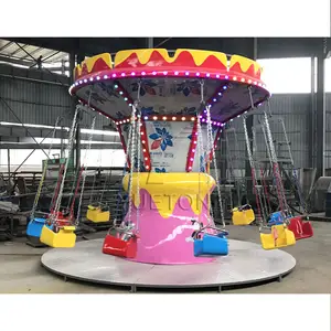 Overheidstender Speciale Fairgorund Attractie Swing Carrousel Vrolijk Gaan Rond Vliegende Stoel Rit Voor Kinderen Speeltuin