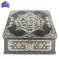 Impression de logo personnalisé petite boîte en métal emballage caisse en fer blanc avec couvercle pour CD cadeau artisanat