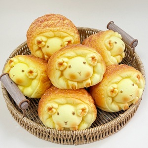 Slow rebound simulation squeeze cat bread soft and squishy stress relief <b>toy</b> for display, creative food <b>toy</b> - Product Image 5