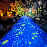 Système de projection interactive portable sur mur et sol, projection en temps réel sur le thème de la piscine de sable, parc d'attractions, hôtel, bar, projecteur holographique 3D