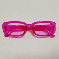 Nouvelles lunettes de soleil rectangulaires PC 2025, lunettes de soleil tendance, couleur bonbon personnalisée, petites lunettes carrées pour femmes et hommes, lunettes de soleil