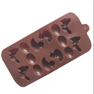 Moule de dessin animé Canard Lapin Oeuf Silicone Moule Gâteau Outil De Cuisson BRICOLAGE Glace <span class=keywords><strong>Grille</strong></span> Chocolat Pâtisserie Pain Outil Réutilisable Moule - Product Image 5