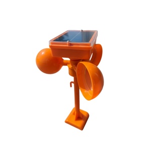 Offre Spéciale – <span class=keywords><strong>Répulsif</strong></span> Solaire Portable pour Oiseaux, Silencieux, en ABS Orange, Étanche, Alimenté par Énergie Solaire, Portée 20-50m (avec vent) - Product Image 1