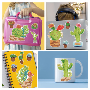 Cactus piante diamante kit di arte per adulti pittura di diamanti adesivi arte e artigianato per bambini età 4-8 8-12 5D fai da te mosaico di diamanti - Product Image 6