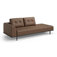 Ensemble de canapés modulaires en tissu de haute qualité, canapé sectionnel rembourré pour les bureaux et les salles d'attente