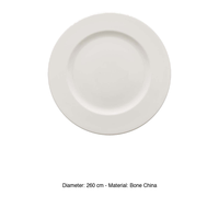 Delta New Bone China Flacher Teller 26 cm Gural -6
