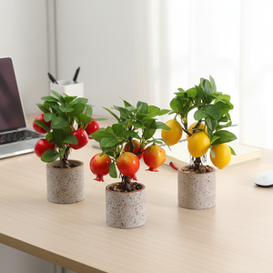 Mini Árbol de Frutas Artificial en Maceta para Decoración de Bodas, Hogar y Oficina, para Navidad, Graduación y Año Nuevo Chino - Product Image 2