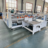 Machine plieuse-colleuse de cartons entièrement automatique à deux pièces pour les boîtes de réfrigérateurs, de machines à laver et de grands appareils électroménagers