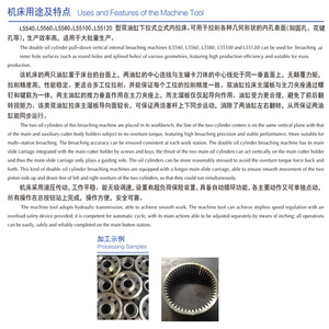 เครื่องเจาะรูภายใน Southern Machine Tool รุ่น L5540 แรงกด 400 กิโลนิวตัน กำลังไฟ 45 กิโลวัตต์ สำหรับงานโลหะและฮาร์ดแวร์ - Product Image 5