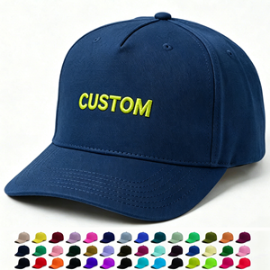 หมวกแก๊ปปักลายโลโก้แบบกำหนดเอง หมวกทรง Trucker คุณภาพ<span class=keywords><strong>ส</strong></span>ูง<span class=keywords><strong>ส</strong></span>ำหรับผู้ใหญ่ แบบเรียบ 5 ชิ้น ปรับขนาดได้ ปีกโค้ง หมวกเบ<span class=keywords><strong>ส</strong></span>บอลแบบ Snapback - Product Image 1
