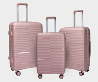 Nouvelle valise couleur bonbon qualité chariot bagages à la mode PP valise voyage essentiel organisateur étui