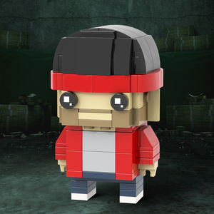 MOC7528 Jesse Pinkman 145 Uds. Ladrillos de cabeza cuadrada un personaje de <span class=keywords><strong>película</strong></span> Breaking Bad ensamblar bloques de construcción educativos juguetes para niños - Product Image 2