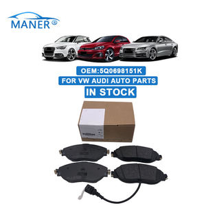 อะไหล่รถยนต์ MANER 5Q0698151K ผ้าเบรกหน้าสำหรับ Audi vw - Product Image 1