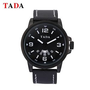 Nouvelle montre à quartz <span class=keywords><strong>TADA</strong></span> pour homme, mode, calendrier, semaine, étudiant, col blanc, grand cadran, bracelet en acrylique, montre décontractée à aiguilles - Product Image 6