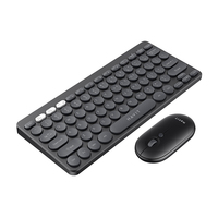 Havit KB279GCM Touches à boutons ronds Sem Fio Teclado Y Mouse Para PC Teclados Optical Wireless Set Clavier et Souris Combo