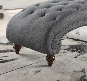 Chaise Lounge Chair Indoor Modern Button Tufted Velvet Upholstered Leisure Accent Chair <b>Recliner</b> Sofa Soft Ergonomic - Product Image 2