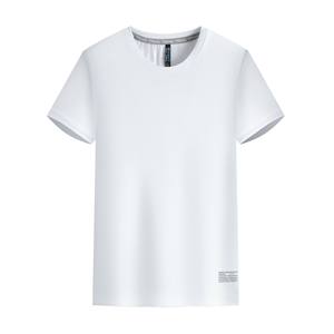 T-shirt à col rond à séchage rapide en soie <span class=keywords><strong>de</strong></span> glace personnalisé pour hommes, vêtements <span class=keywords><strong>de</strong></span> travail à manches courtes pour sports <span class=keywords><strong>de</strong></span> plein air avec impression <span class=keywords><strong>de</strong></span> logo personnalisée - Product Image 6