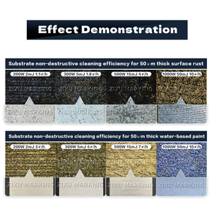 Macchina robotica automatica di pulizia del Laser della fibra di impulso della mano 500W per la pulizia componente aerospaziale - Product Image 4