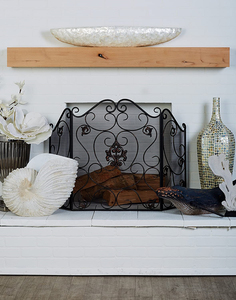 Manufacturers Wholesale Vintage Indoor Metal Mesh Classic Fireplace <strong>Screen</strong> with 3 Panel Child <strong>Guard</strong> Standing <strong>Fire</strong> Place <strong>Screen</strong> - Product Image 2