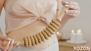 Massivholz Anti-Cellulite <span class=keywords><strong>Massage</strong></span> Roller Tool Benutzer definierte Holz Taille Oberschenkel platte mit Biege funktion Modell muster - Product Image 6