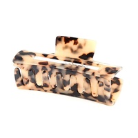 Meilleure vente : Accessoires capillaires en acétate élégants, Pinces à cheveux françaises grandes et petites, Pinces requin géométriques carrées pour l'arrière de la tête, Épingles à cheveux faites à la main