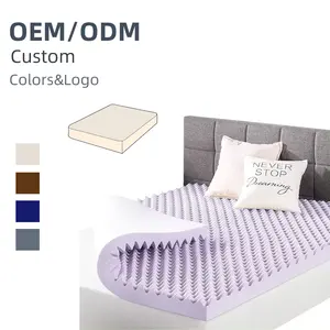 Alta Qualidade Memória Espuma Cama Ortopédica com Eggshell Colchão Topper Tipo de Colchão Removível para Quarto Home Furniture