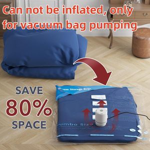 Sacs de compression sous vide étanches et peu encombrants, capacité 6-<span class=keywords><strong>10L</strong></span>, pour vêtements, literie, couettes, organisateur de salle de bain - Product Image 5